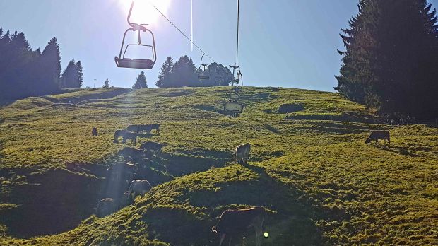 Alpsee Bergwelt Sessellift Sesselbahn