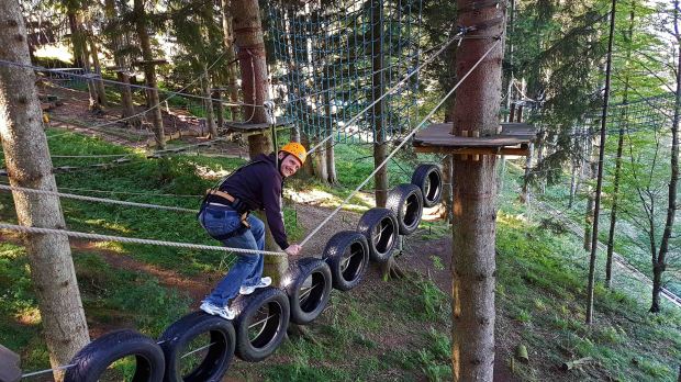 Alpsee Bergwelt Kletterwald Bärenfalle
