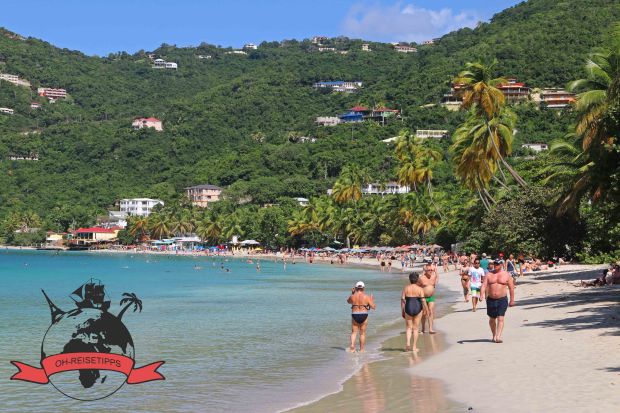Cane Garden Bay Karibik Insel Tortola British Virgin Islands Britische Jungferninseln BVI Strand
