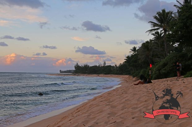 Sunset Beach Hawaii Insel O'ahu USA Strand