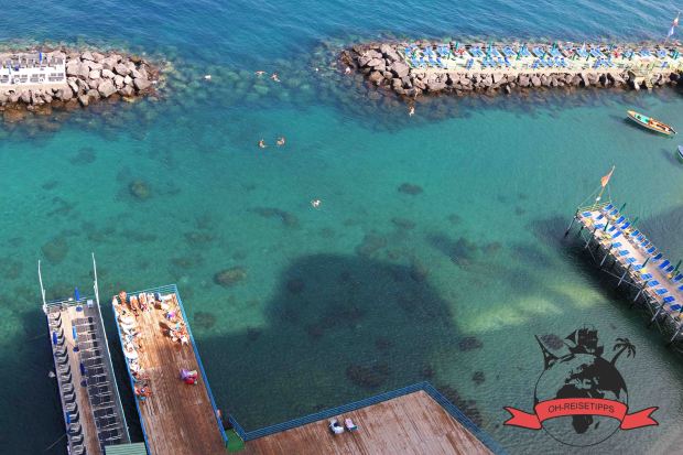 Sorrent Sorrento Golf von Neapel Italien Strand