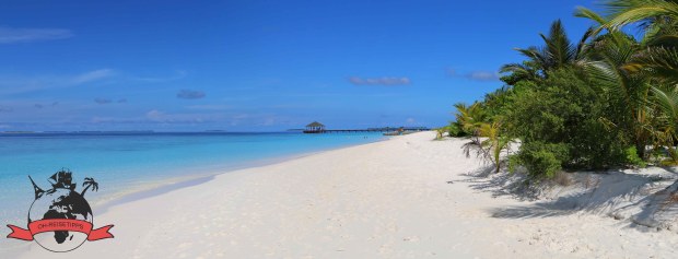 Malediven Insel Meedhupparu Strand