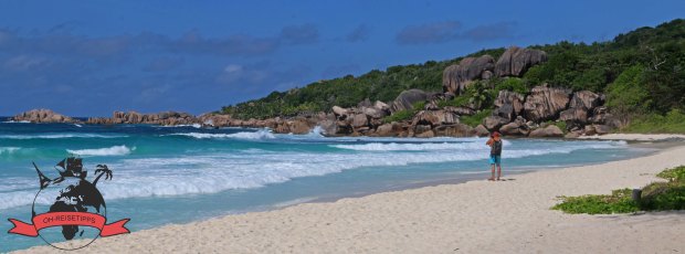 Grand Anse Seychellen Insel La Digue Strand