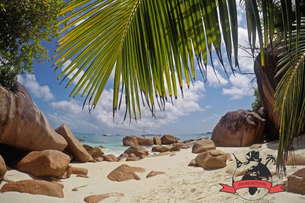 Anse Lazio Seychellen Insel Praslin Strand