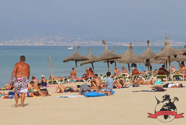 Playa de Palma Insel Mallorca Spanien Strand