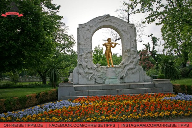 Johann-Strauß-Denkmal im Wiener Stadtpark. Foto: Oliver Heider